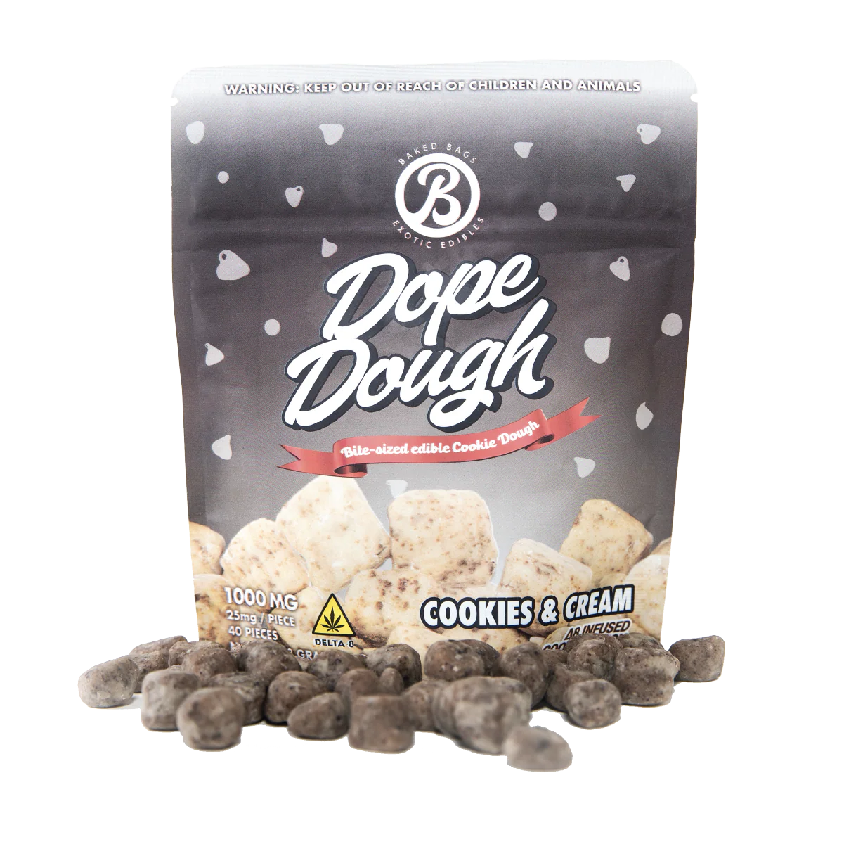 DOUGH - COOKIES & CREAM - 20 COUNT D8 - Image 4