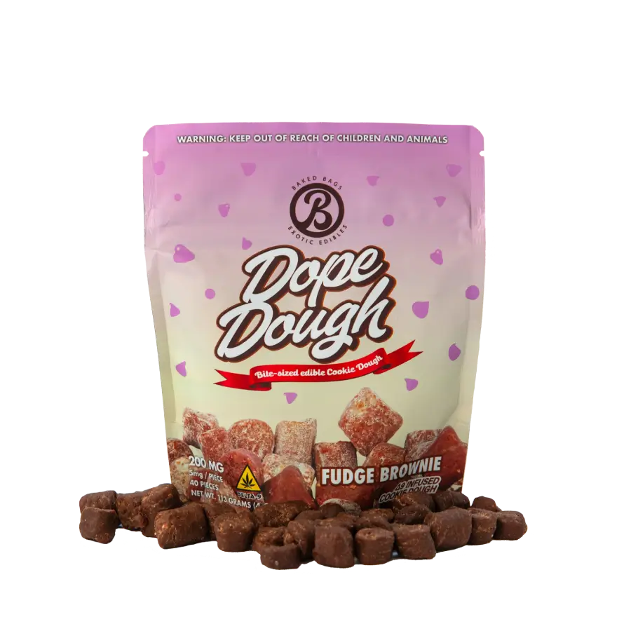 EXCLUSIVE OFFER: DOPE DOUGH FUDGE BROWNIE - 20 COUNT - Image 2